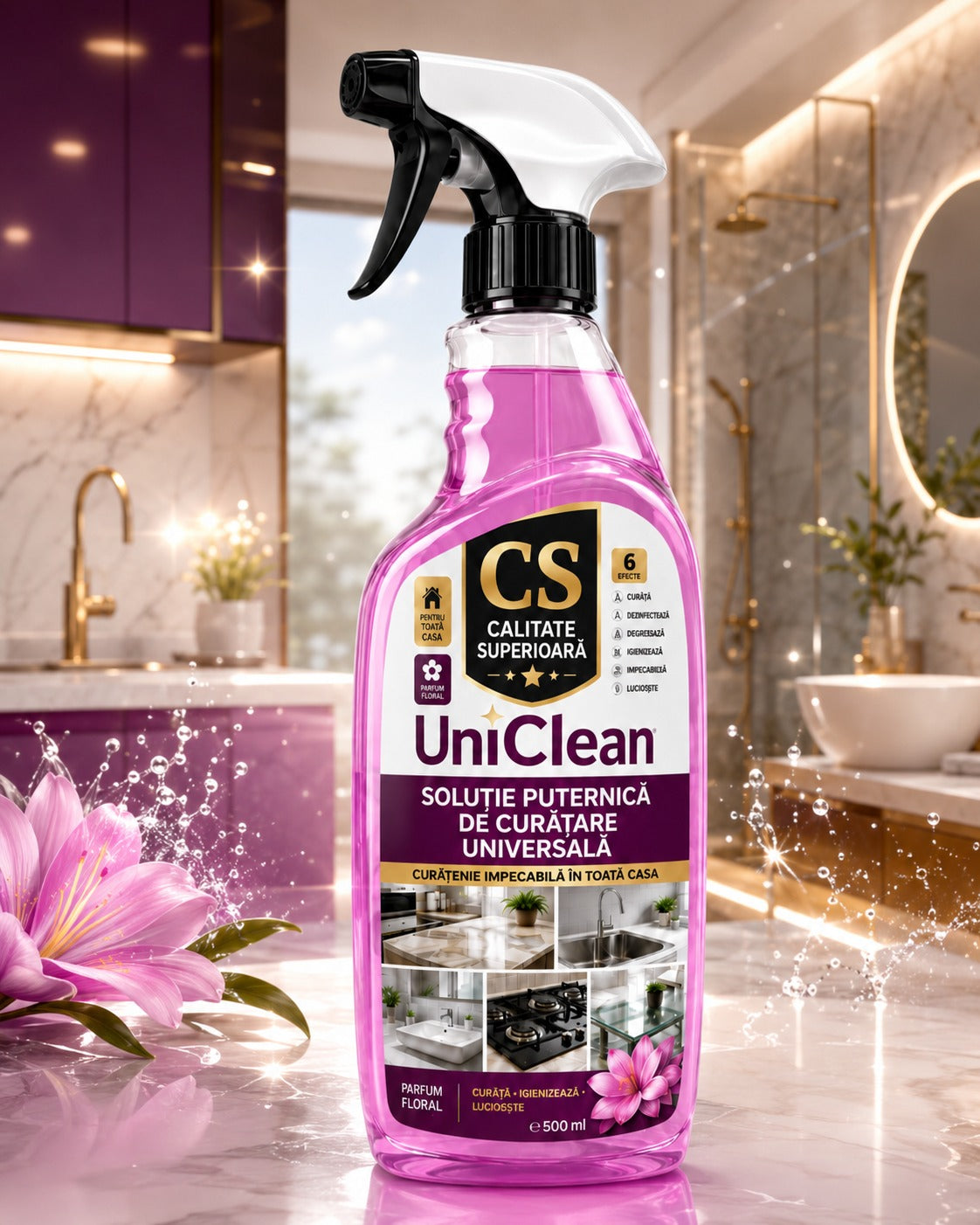 UniClean™ – Spray Profesional pentru Curățare Intensivă