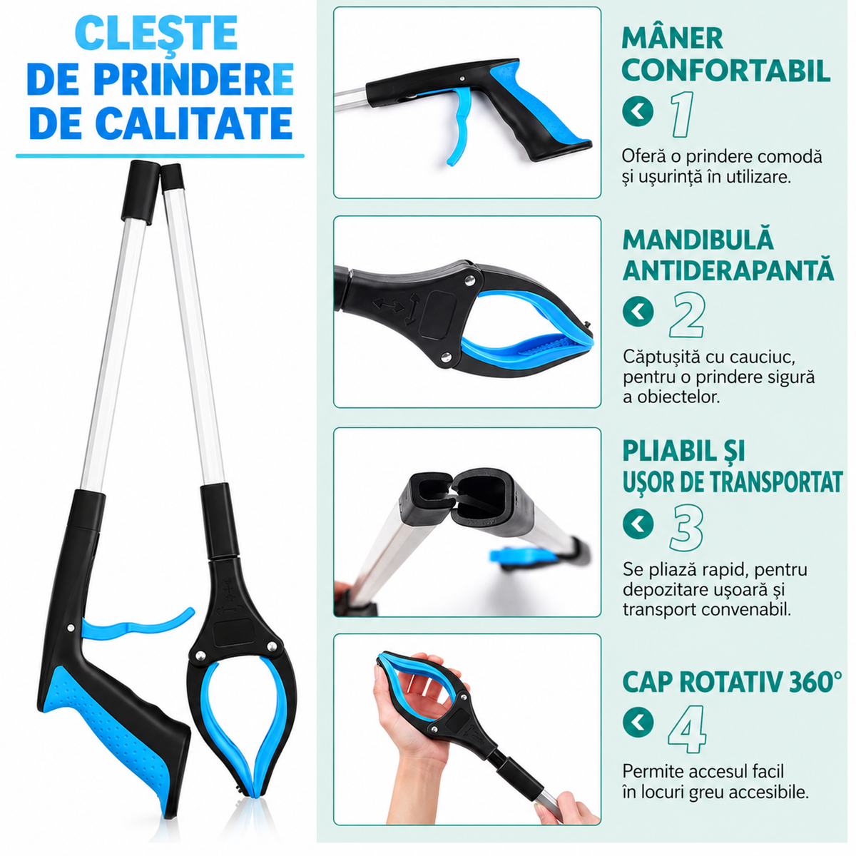 HelpStick™ – Dispozitiv Multifuncțional de Prindere